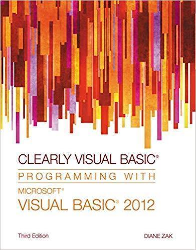 Ebook – Clearly Visual Basic Programming With Microsoft Visual Basic ...
